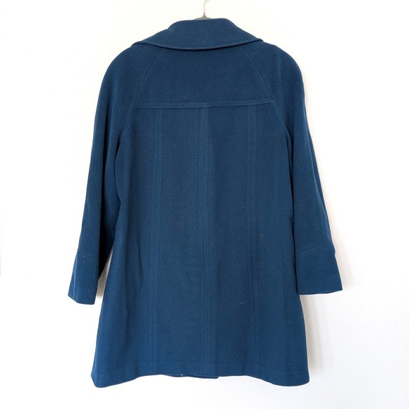 Preston & York Sapphire Blue Wool Blend Car Coat Womens Size 8 - Picture 8 of 9